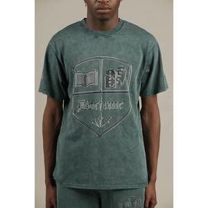 NEW DOCTRINE coat of arms t-shirt in garden green